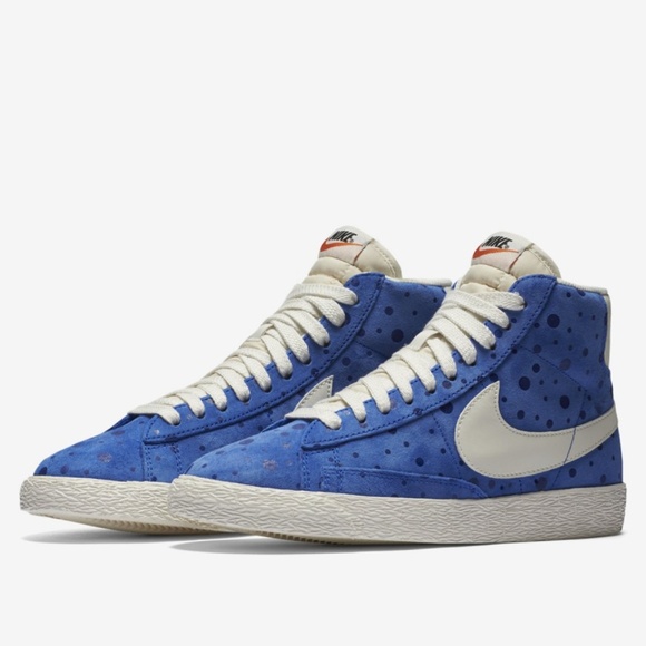 Nike Shoes - Nike BLUE Blazer Mid Suede Vintage sneaker sz 6.5